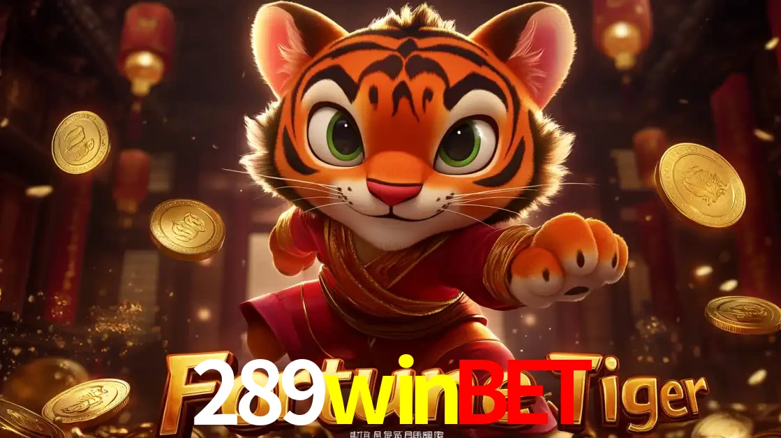 O carismático mascote do jogo de slot Fortune Tiger, um tigre fofo em pose de artes marciais, pronto para trazer sorte e multiplicadores de ganhos no cassino online 289winbet.
