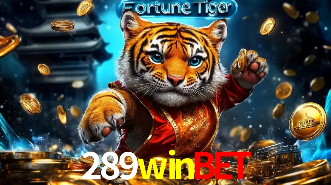 Imagem promocional do jogo de slot Fortune Tiger, com um tigre majestoso em traje tradicional cercado por uma fortuna em moedas de ouro, disponível agora no cassino 289winbet.