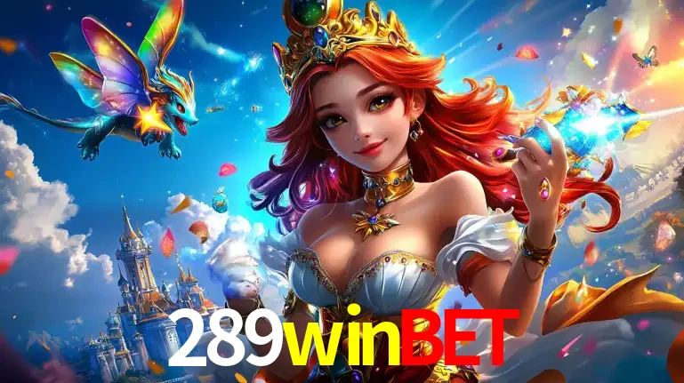 A princesa de um reino de fantasia mágico, com seu pequeno dragão, apresentando um mundo de prêmios encantados nos jogos de caça-níqueis do cassino 289winbet.